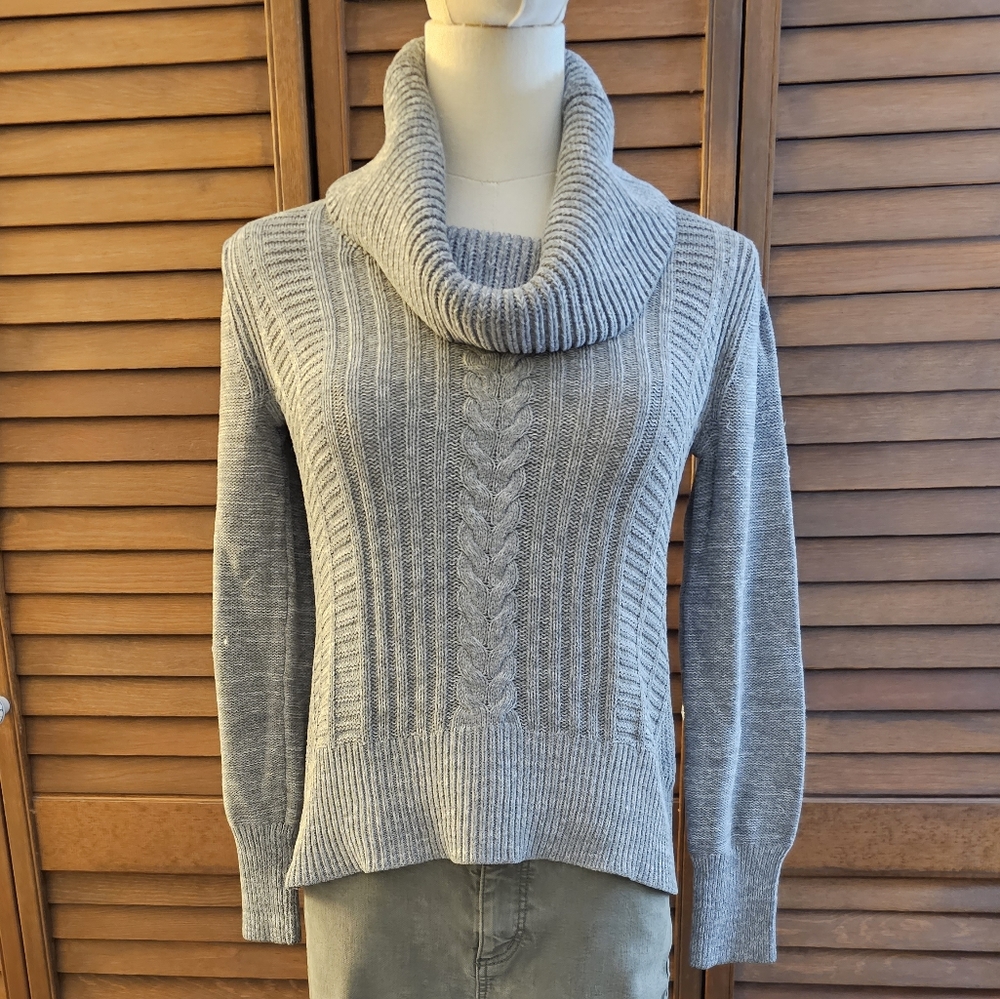DKNY Cowl Neck Knit Sweater (SP)